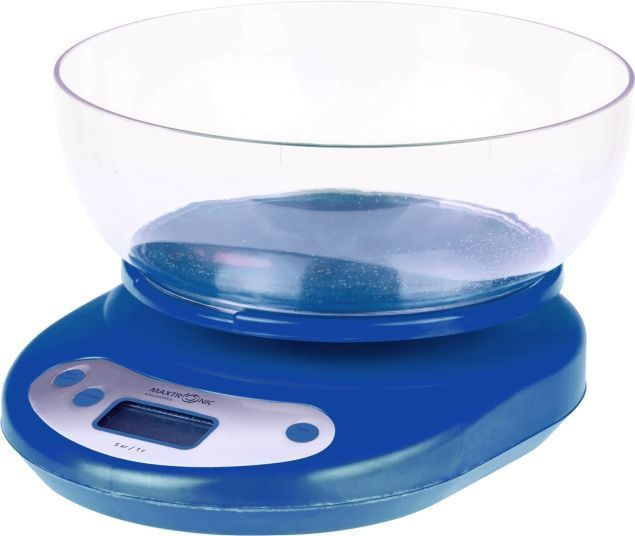Электронные кухонные весы Весы с чашей 1811C, синий #1