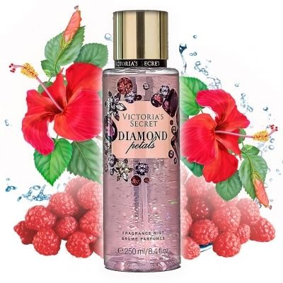 Парфюмированный спрей для тела Victoria's Secret Diamond Petals Shimmer #1