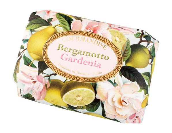 Натуральное мыло с ароматом бергамота и гардении Savon Parfume Bergamotto Gardenia  #1