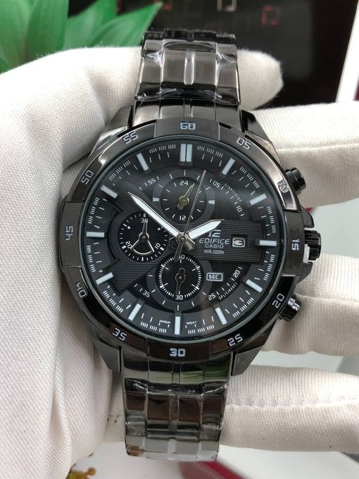 Японские мужские наручные часы с металлическим ремешком в подарочной упаковке  #1