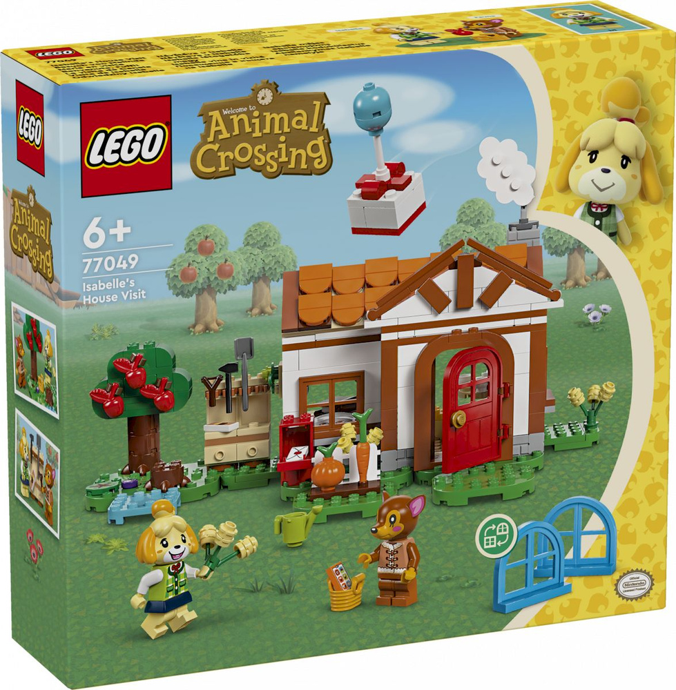 Конструктор LEGO Animal Crossing 77049 Визит в дом Изабель #1