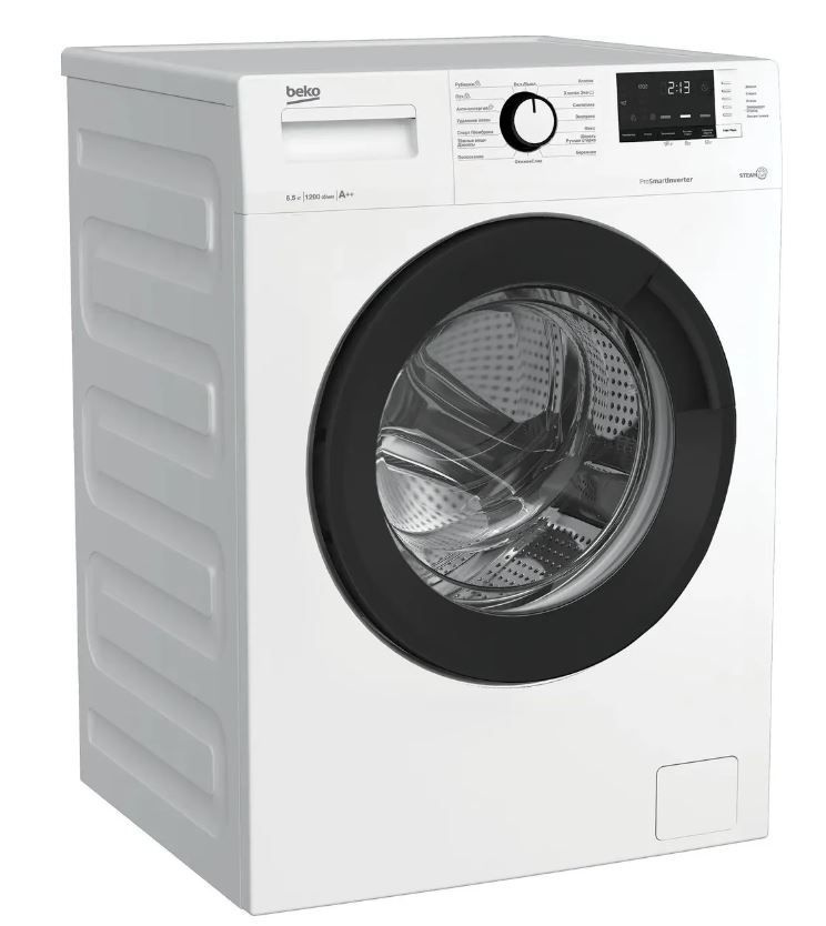 Стиральная машина автомат 6.5 кг Beko WSRE6H612ZAWI, белый #1