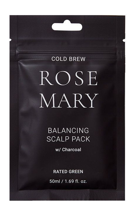 Восстанавливающая маска для кожи головы с соком розмарина Cold Brew Rosemary Balancing Scalp Pack Travel #1