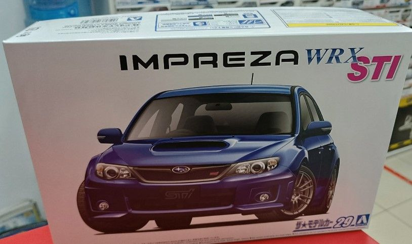 Сборная модель Aoshima 1:24 05834 Subaru Impreza WRX STI GRB '10 #1