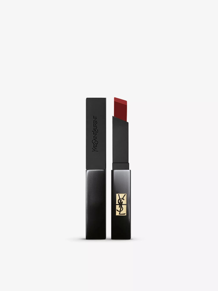 YSL ROUGE PUR COUTURE Тонкая бархатная радикальная матовая помада  #1