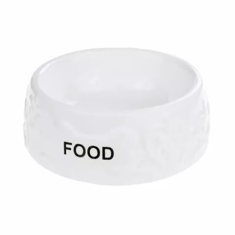 Petmax Миска керамическая для собак Food, 220 мл, диаметр 15 см, белая  #1