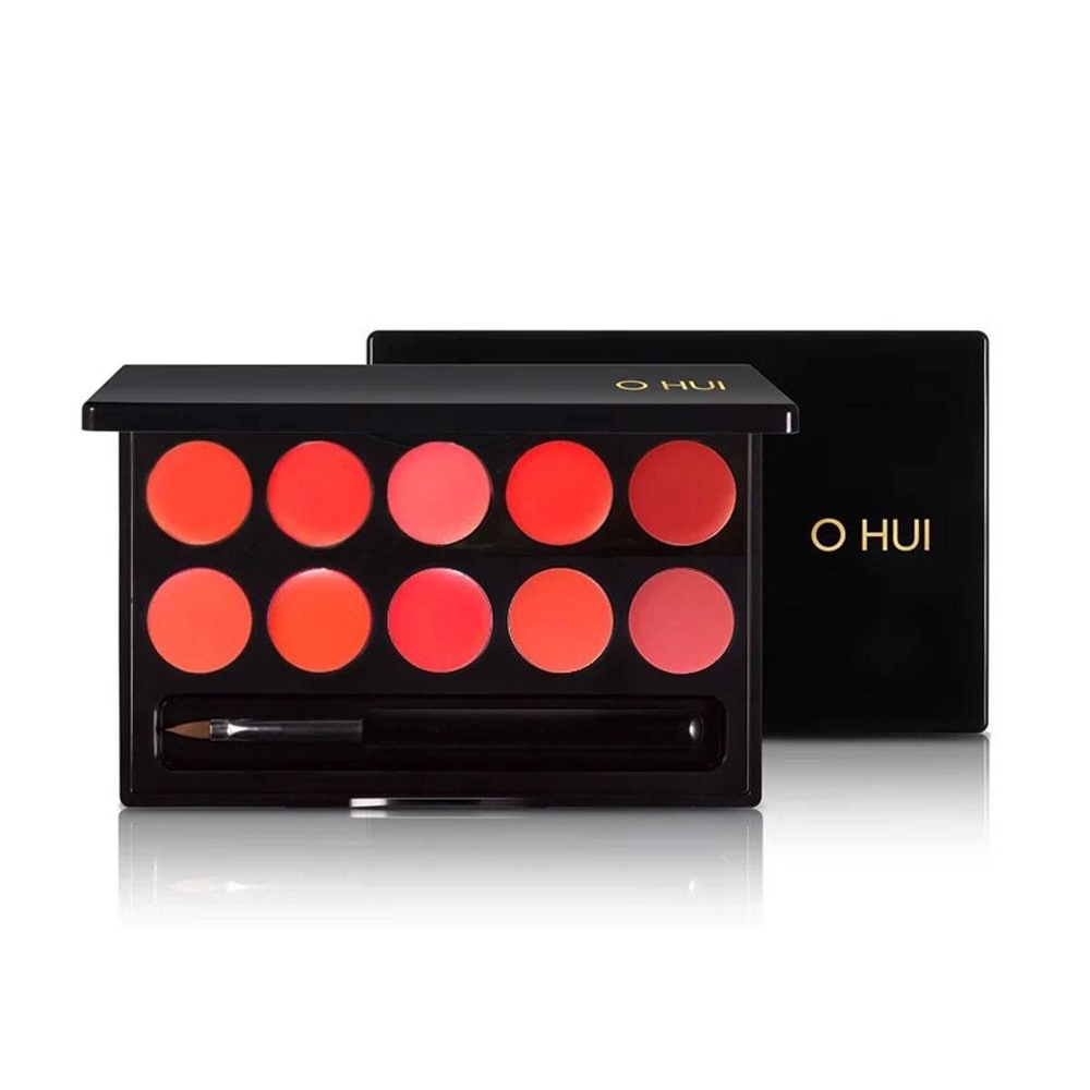 Палетка помад Корейский люкс OHUI Rouge Real Lip Stick Pallette 10 Цветов  #1