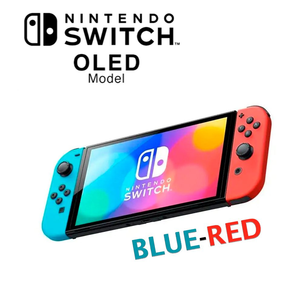 Игровая приставка Nintendo Switch OLED Neon Blue-Red #1