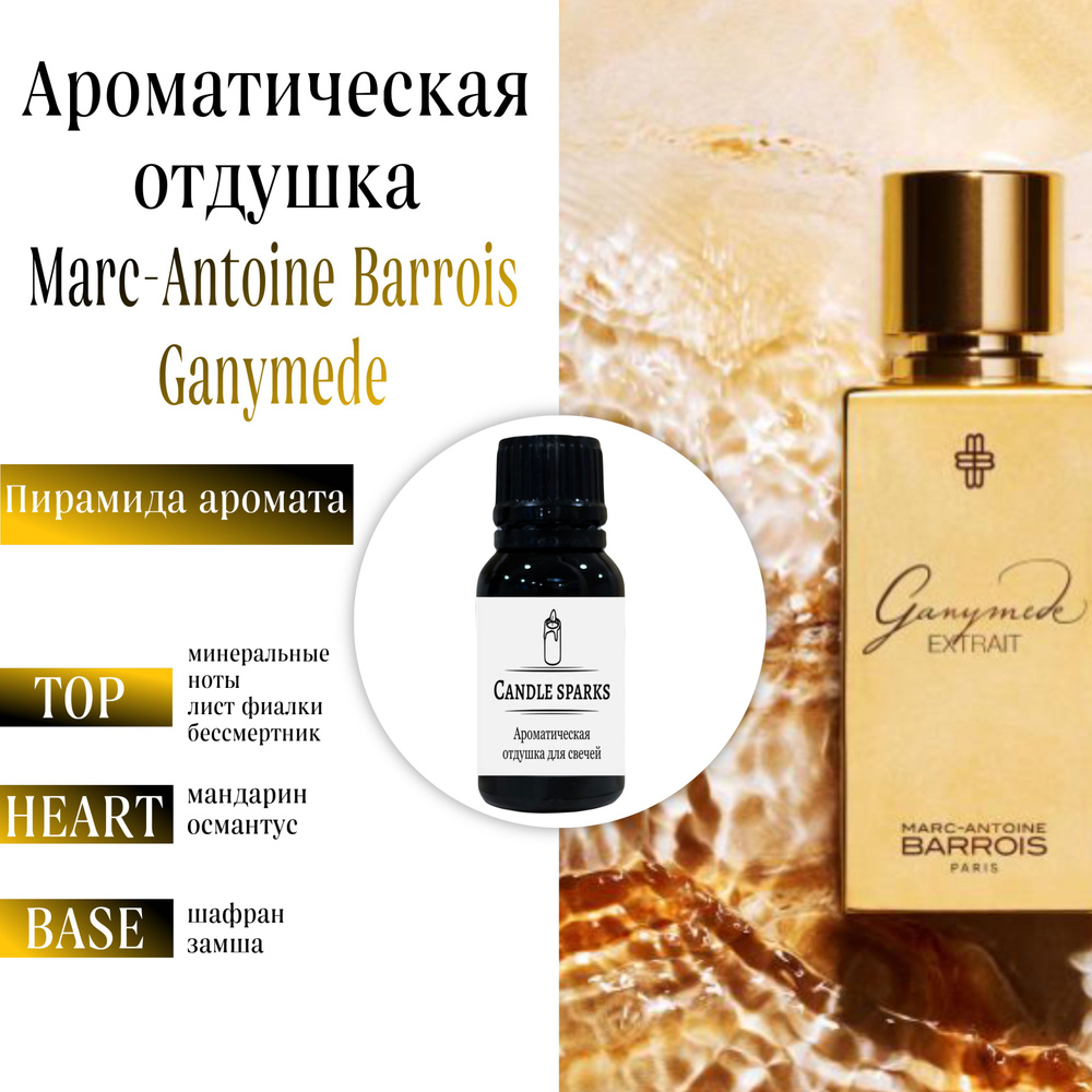 Ароматическая отдушка Ganymede 15 гр / ароматизатор для свечей и диффузора  #1