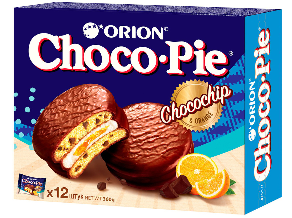 Печенье "ORION ChocoPie" Chocochip, 360г #1