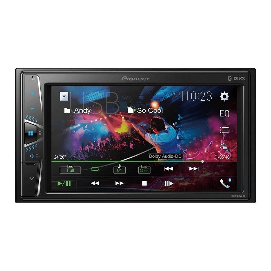 Автомагнитола Pioneer DMH-G225BT 2DIN 4x50Вт #1