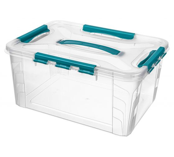 Универсальный ящик для хранения Econova Grand Box с замками и ручкой, 15,3 л 433200402  #1