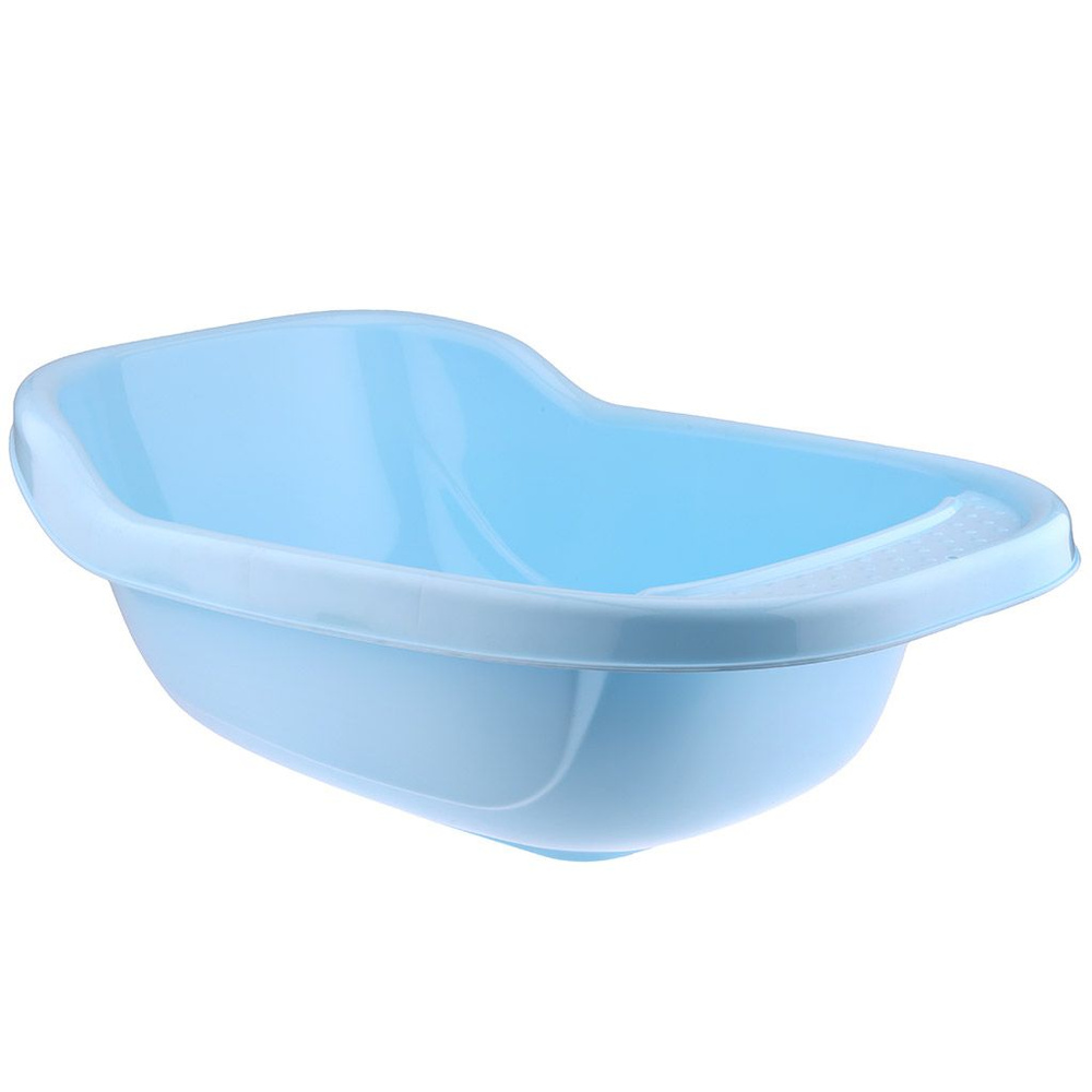 Ванночка для ванной из полипропилена 76х47х24,5см, усиленная, голубой  #1