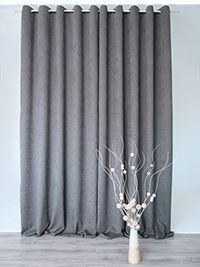 COSY CURTAINS Комплект штор 290х360см, серый #1