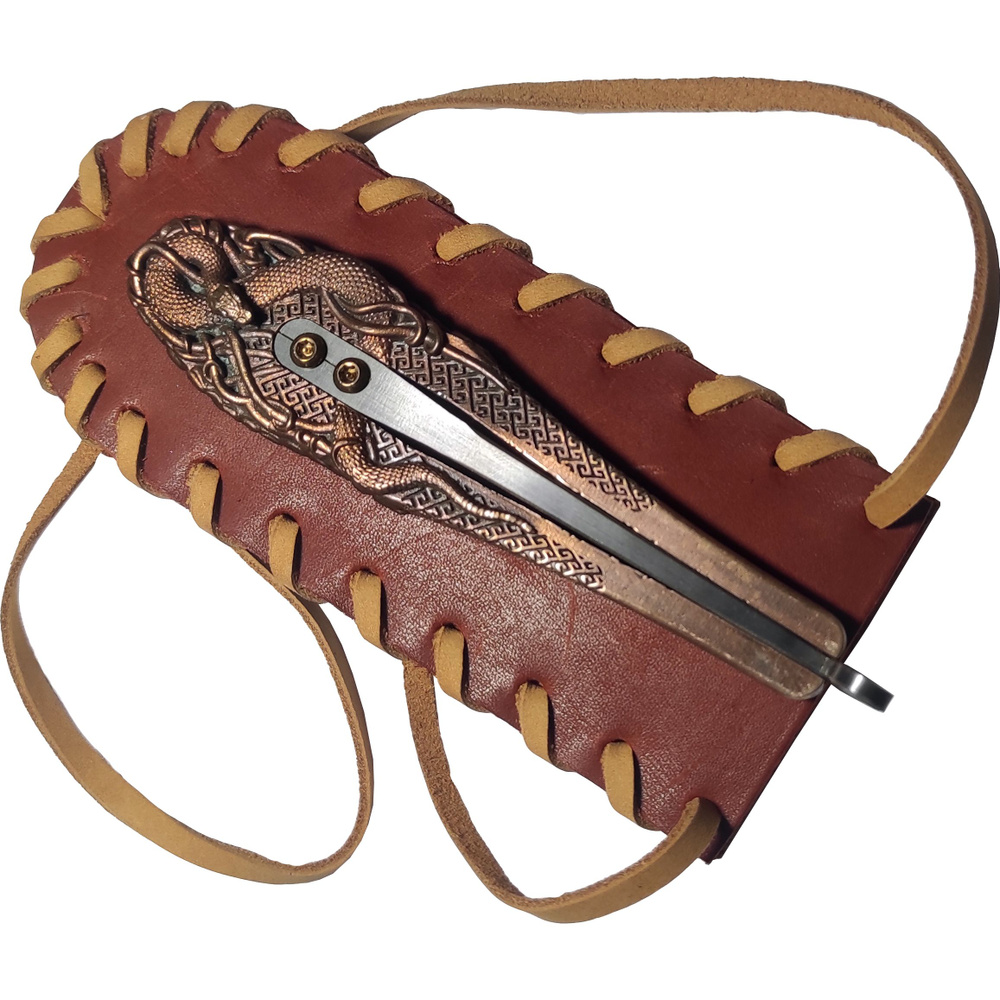 Варган Глазырина "Змея" с кожаным чехлом - профессиональный музыкальный инструмент, великолепный подарок, #1