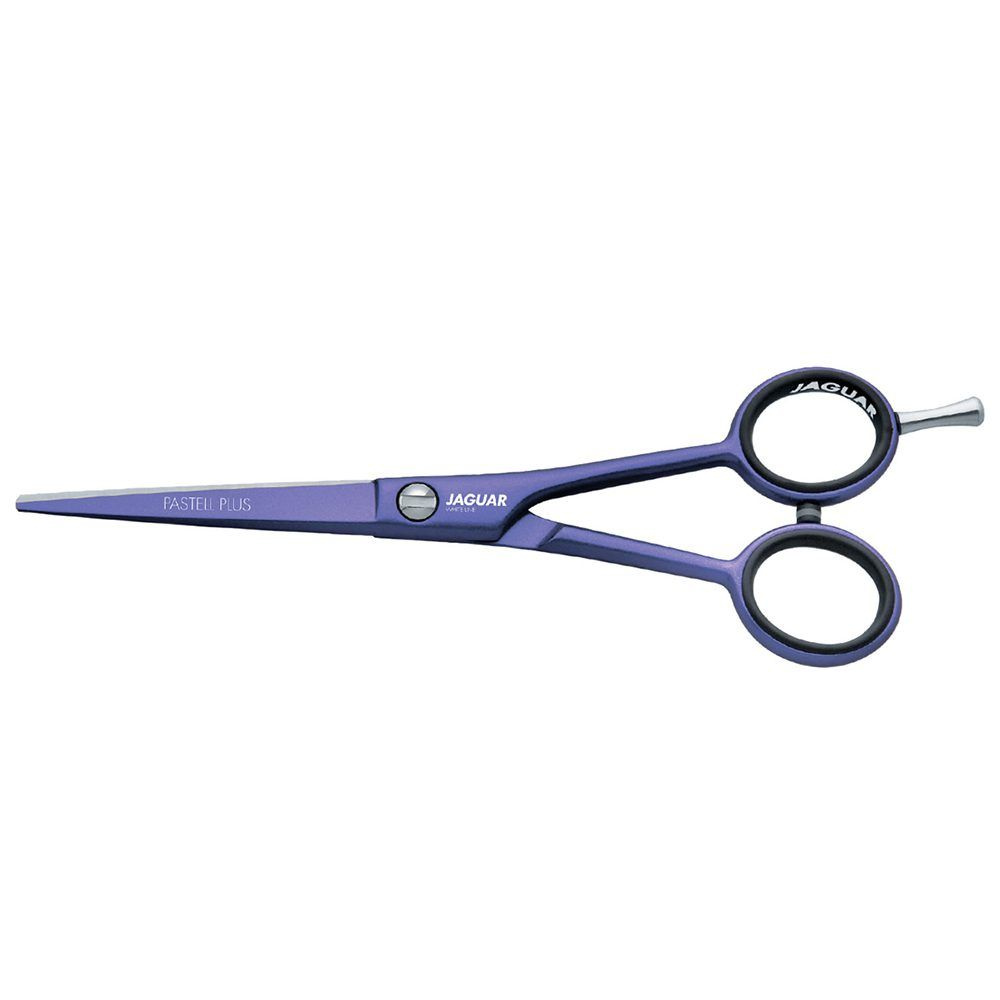 4751-1 Ножницы парикмахерские прямые Pastell Plus титановое покрытие фиолетовые 5.0" JAGUAR  #1