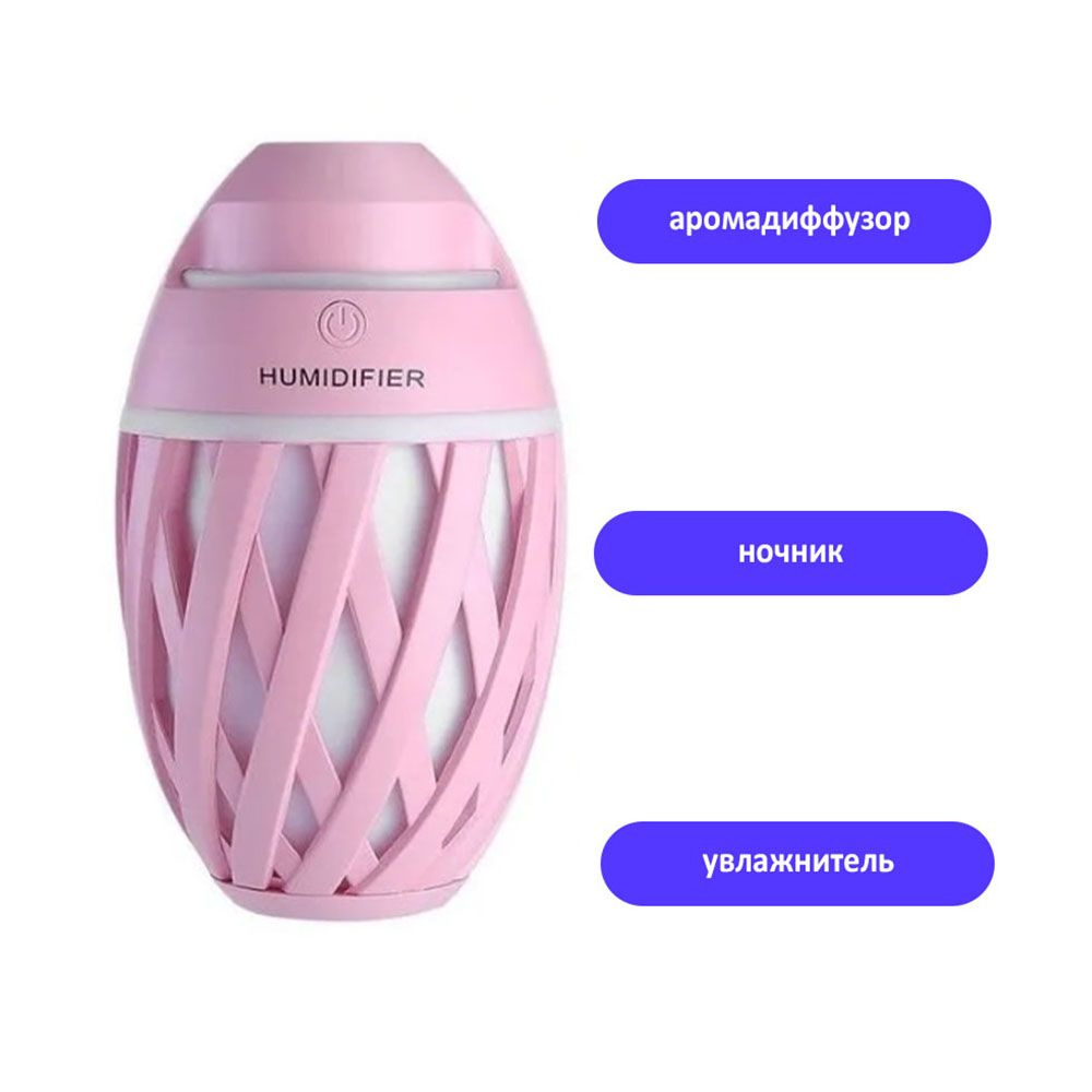 TondaShop Увлажнитель воздуха Увлажнитель воздуха ини аромадиффузор, розовый  #1