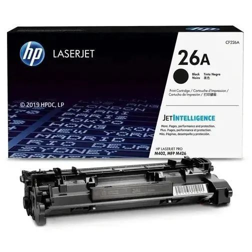 Картридж HP 26A (CF226A) Black для принтера HP LaserJet Pro M402d (C5F92A); LaserJet Pro M402dn (G3V21A); #1