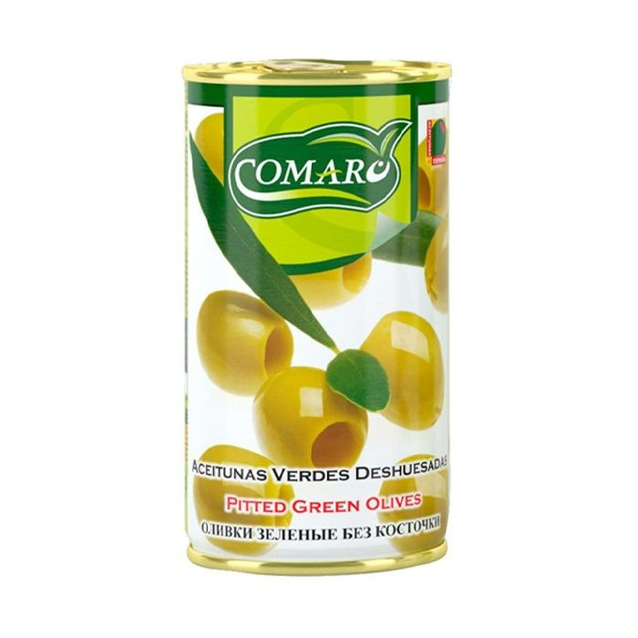 Comaro Оливки зеленые, без косточки, 90 г/300 мл #1
