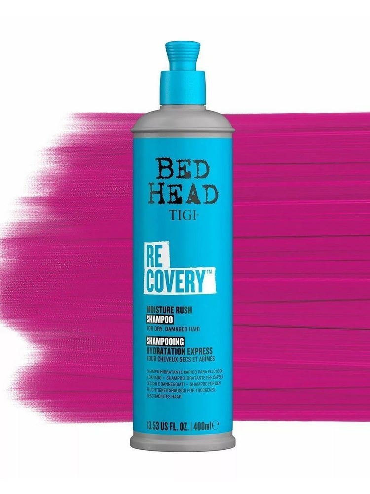 TIGI Bed head увлажняющий шампунь для сухих волос recovery 400мл #1