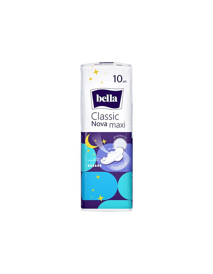 Прокладки гигиенические Bella Classic Nova Maxi, 10 шт, 1 уп #1