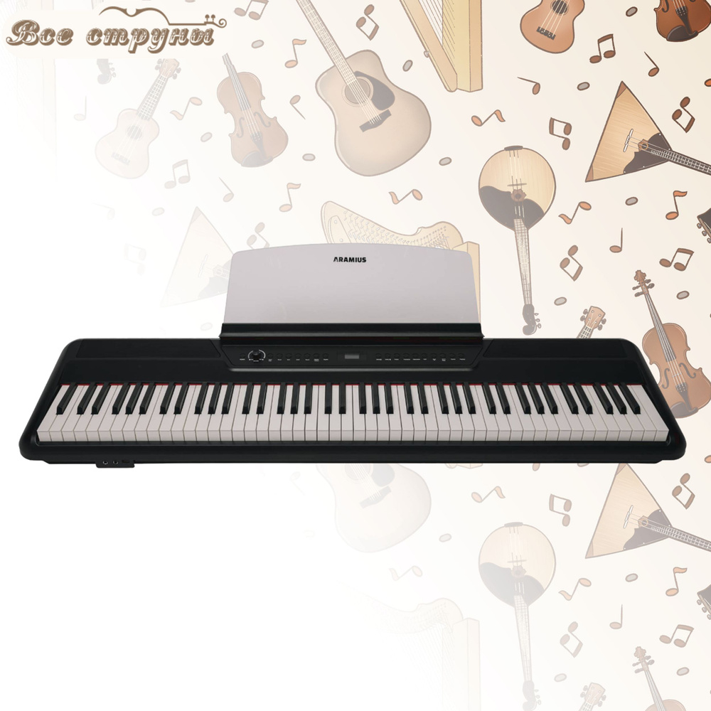 Пианино цифровое компактное ARAMIUS API-130 MBK #1