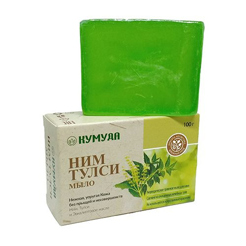 NEEM TULSI SOAP, Kumuda (НИМ ТУЛСИ МЫЛО, Кумуда), 100 г. #1