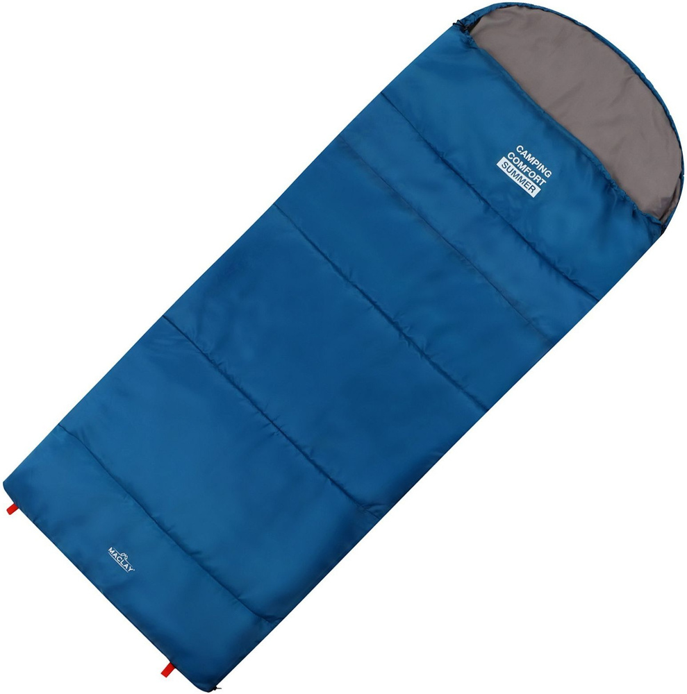 Спальный мешок Maclay camping comfort summer, 2 слоя, левый, с подголовником и карманом, 220х90 см, температура #1