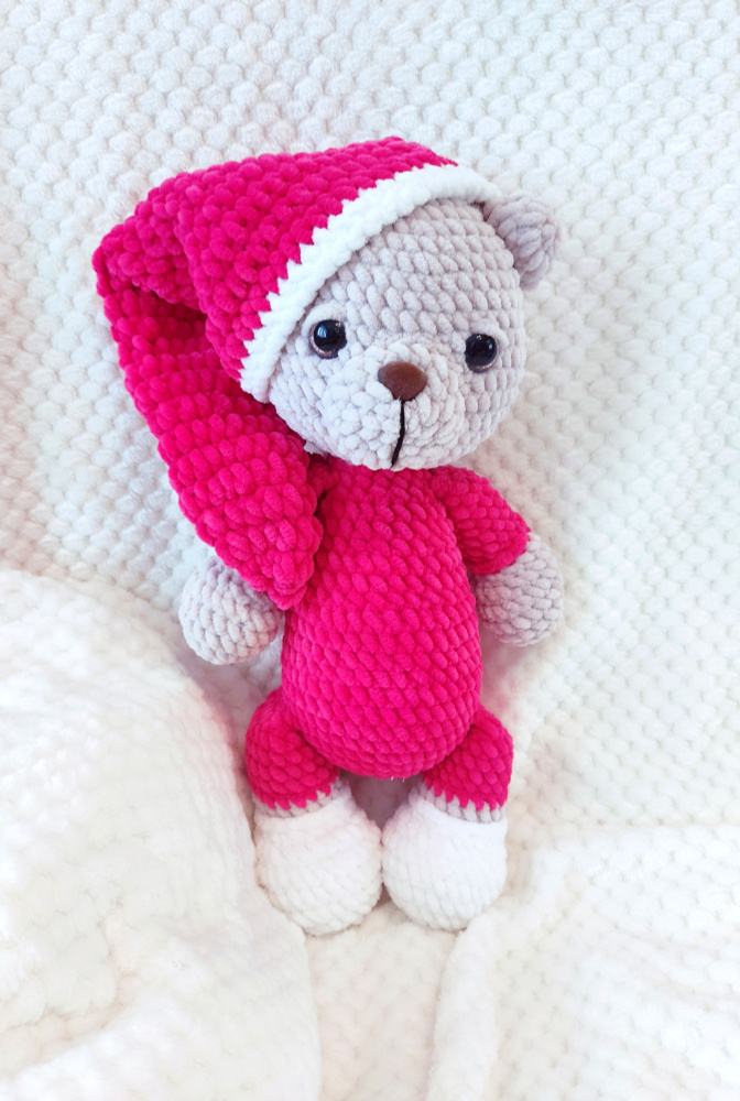 Игрушка для сна Мой медвежонок розовый #1