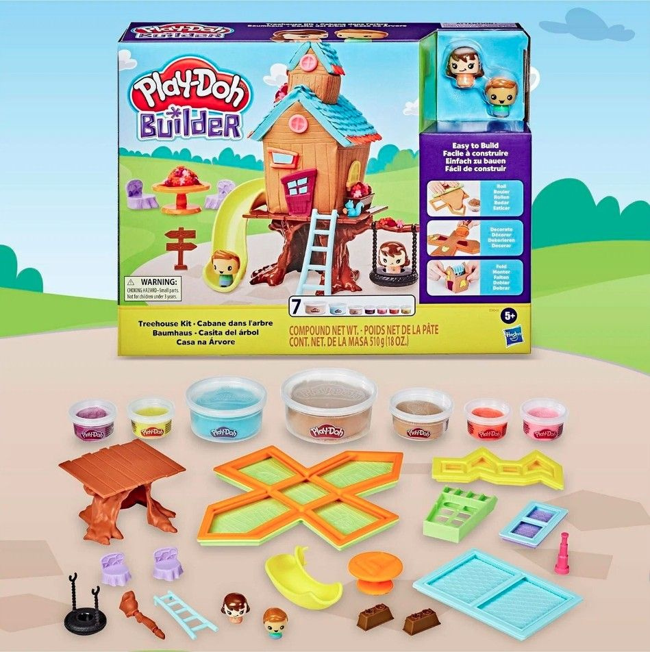 Игровой набор с пластилином Hasbro Play-Doh Домик на дереве #1