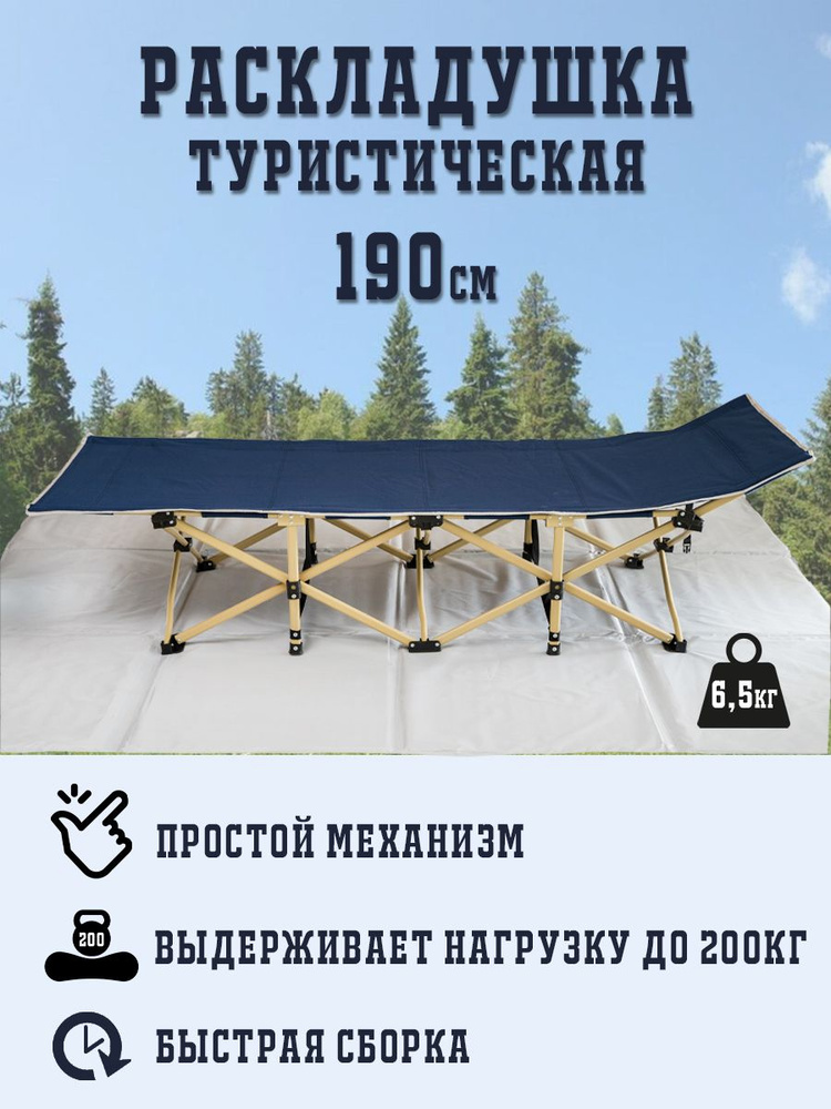 RainShelter Раскладушка,66х190х40см #1