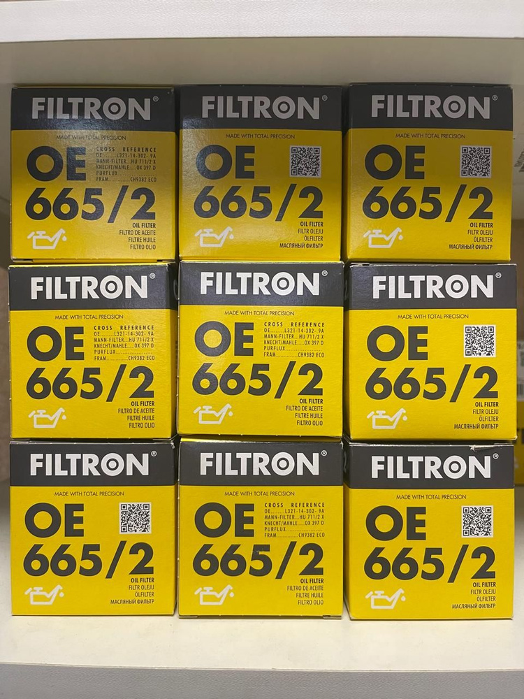 FILTRON Фильтр масляный арт. OE665/2, 1 шт. #1
