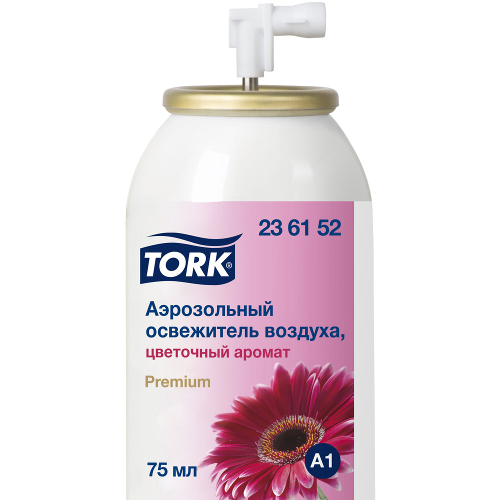 Tork Аэрозольный освежитель воздуха стойкий 236152 75 мл, цветочный А1 сухое распыление 3000 пшиков  #1