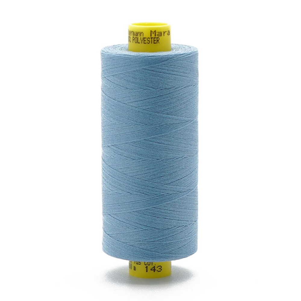 Нитки для шитья универсальные Mara № 150, 1000 м, Gutermann, 143 серо-голубой  #1