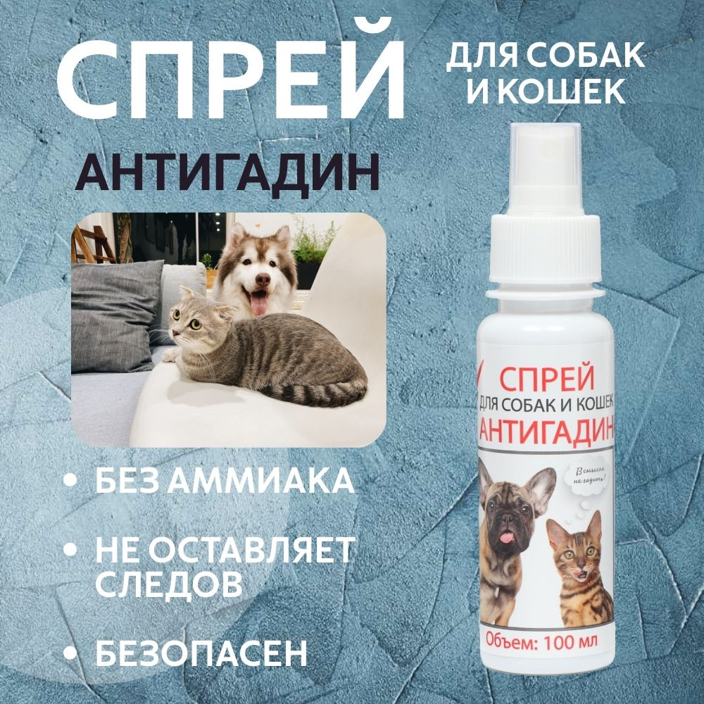 Спрей антигадин "МОЙ ВЫБОР" для кошек и собак, 100 мл #1