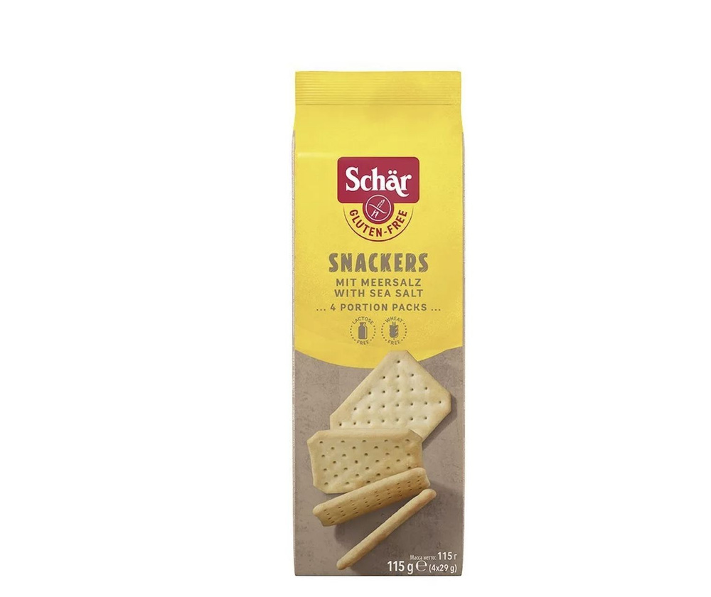 Крекеры Schar Snakers без глютена, 115 г #1