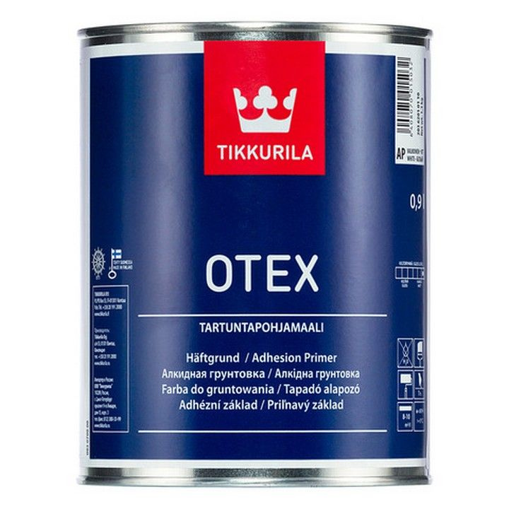 Грунт алкидный адгезионный Tikkurila Otex 0,9L (AP) #1