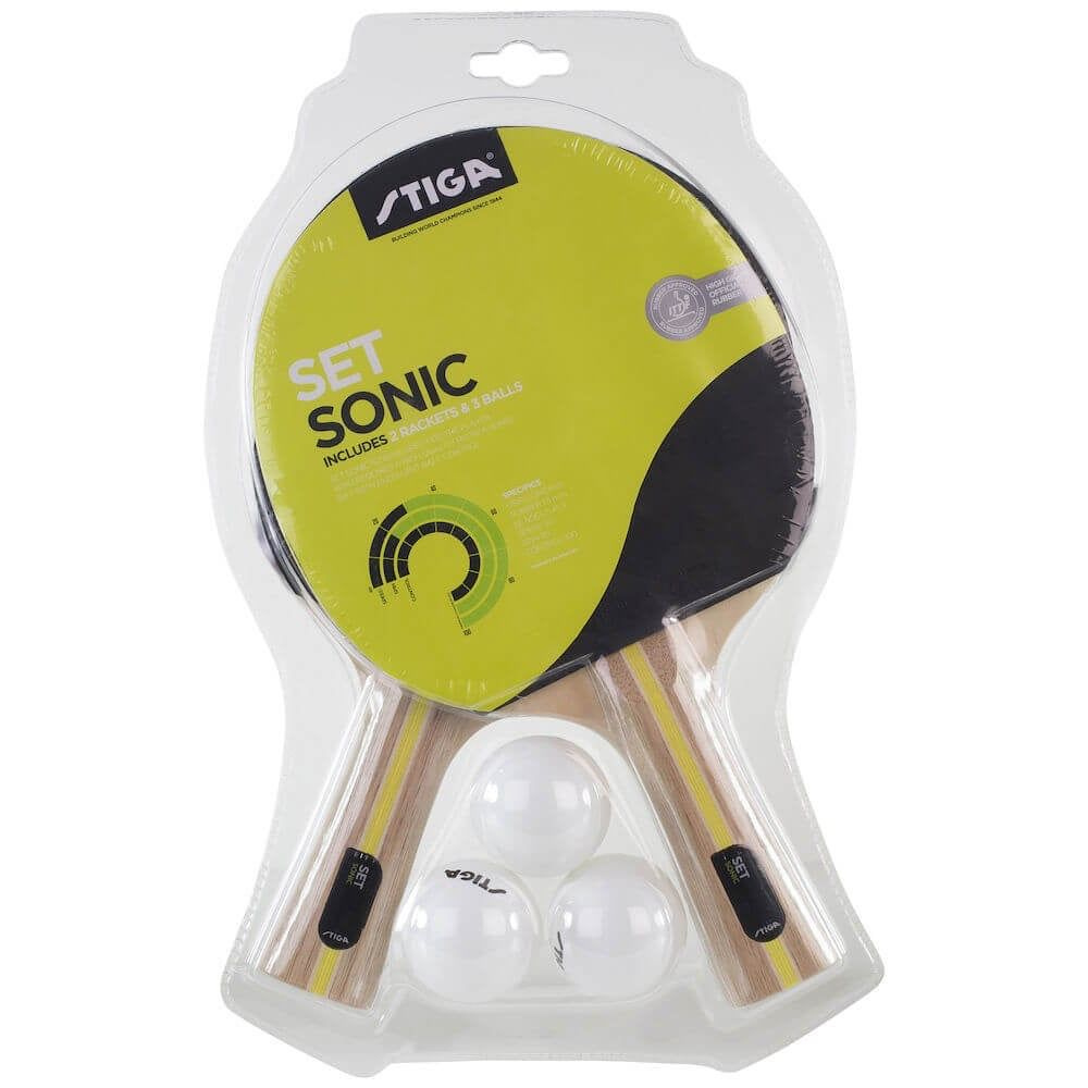 Набор для настольного тенниса Stiga Sonic (2 ракетки, 3 мяча) #1