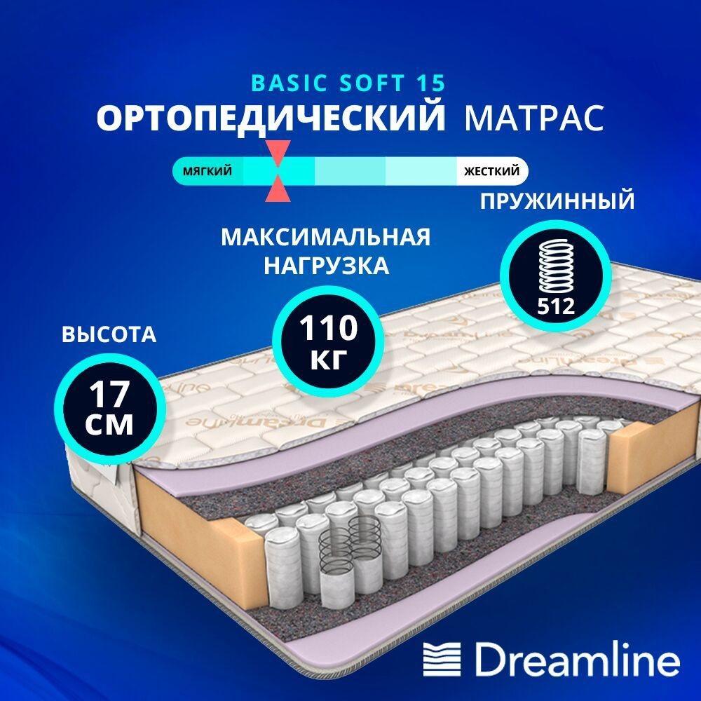 Матрас Dreamline Basic Soft 15 95х205 #1