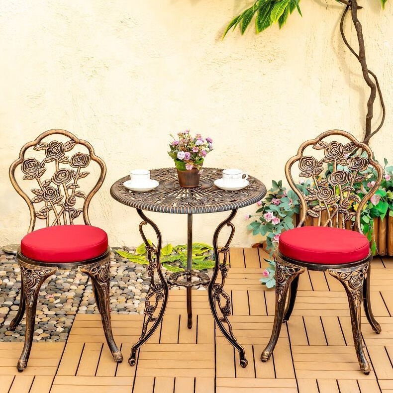Комплект мебели, Набор садовой мебели ,садовой металлическая мебели, для дачи, для сада, Обеденный стол #1