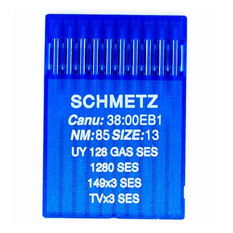 Иглы промышленные Schmetz UY 128 GAS SES №85, для плоскошовных машин, 10 шт.  #1