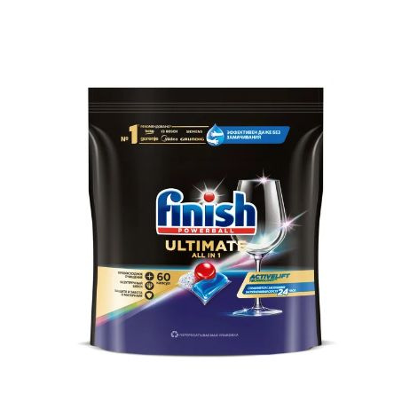 Капсулы для посудомоечной машины Finish Ultimate, 60 шт #1