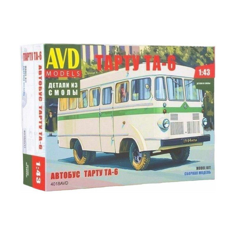 Сборная модель AVD Автобус Тарту ТА-6(1к43)(4018AVD) #1