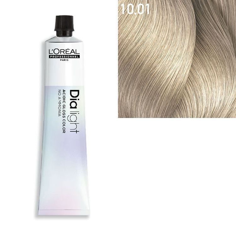 L'Oreal Professionnel Dia Light 10.01 очень-очень светлый блондин натуральный пепельный, 50 мл  #1