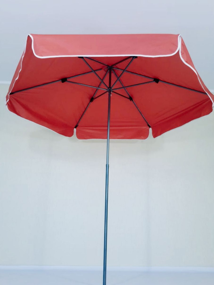 тент для зонта Руслана d2,9м 6спиц оксфорд 300 красный #1