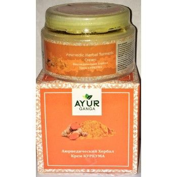 Ayurvedic Herbal TURMERIC Cream, Ayur Ganga (Аюрведический хербал крем КУРКУМА), 30 г.  #1