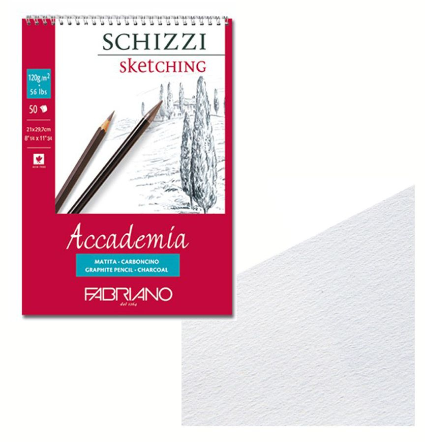 Альбом для графики FABRIANO "SCHIZZI Accademia" A4 (21х29,7см) 50листов 120г/м2  #1