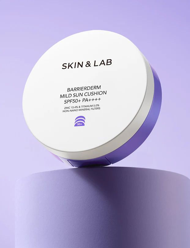 Солнцезащитный крем для лица SPF 50+ SKIN&LAB Barrierderm Mild Sun Cushion #1