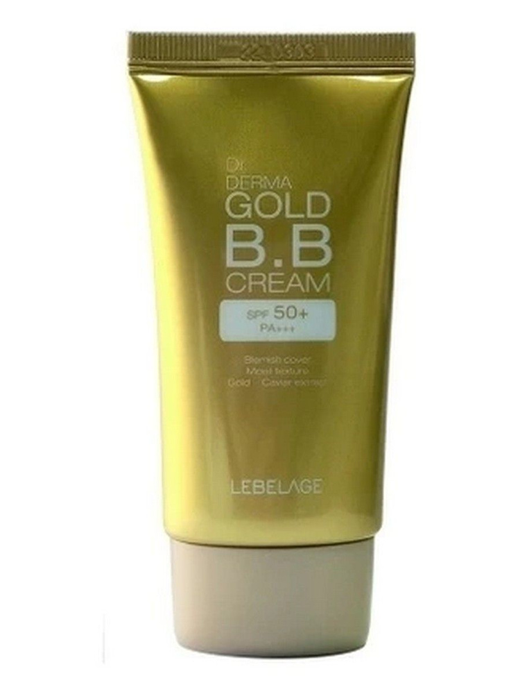 BB крем для лица с золотом и экстрактом икры Dr. Derma Gold Cream SPF50+ PA+++ 30мл  #1