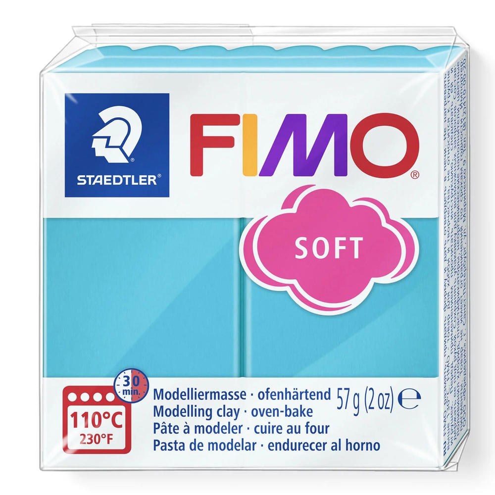 Полимерная глина Fimo Soft 8020-39 мята (peppermint) 57 г. #1